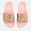 Superdry Women's Superdry Pool Slide Sandals - Blush Pink Glitter - Image 1