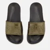 Superdry Women's Superdry Pool Slide Sandals - Black Pewter Glitter - Image 1