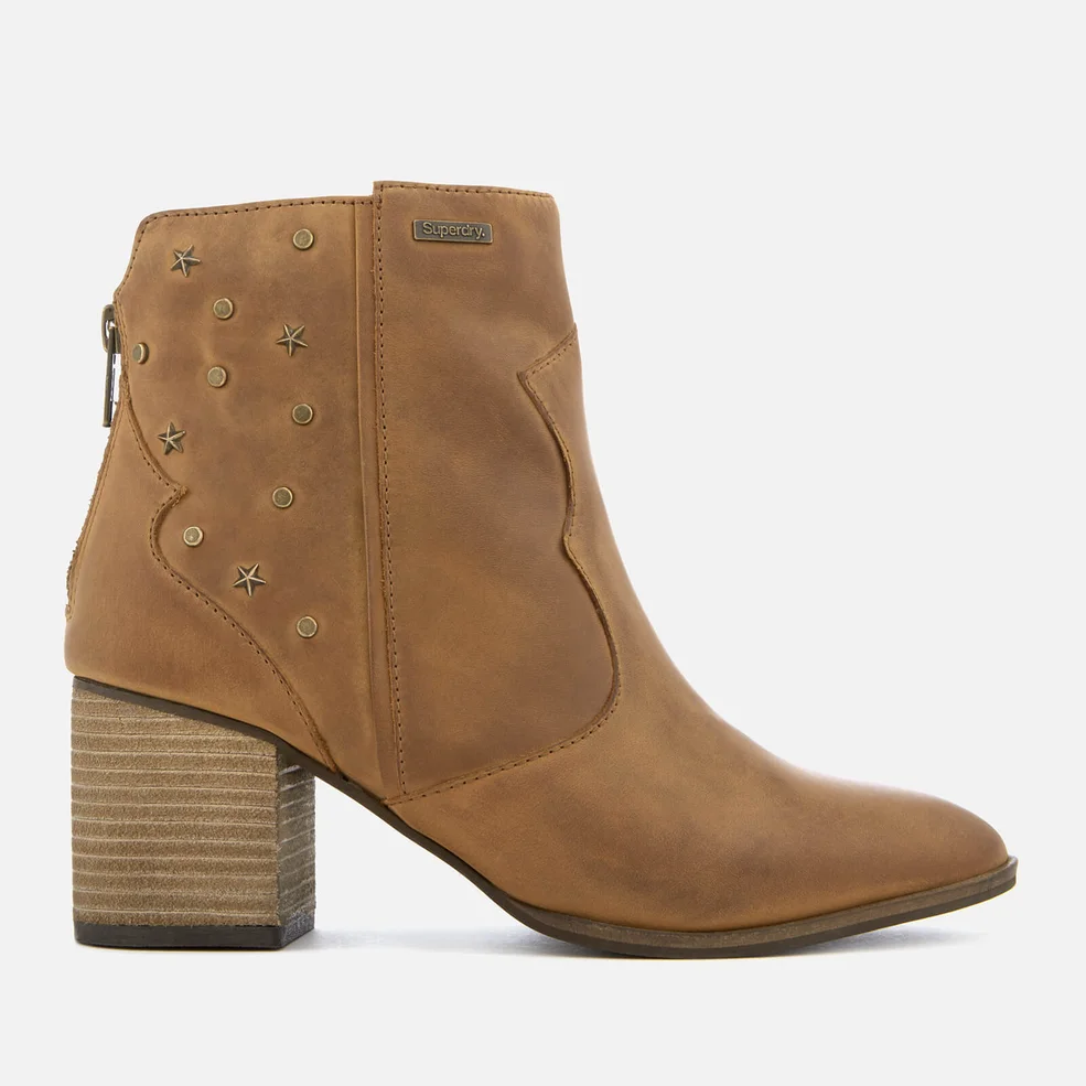 Superdry Women's Miley Ankle Boots - Tan Image 1