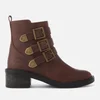 Superdry Women's Cheryl Military Boots - Oxblood - Image 1