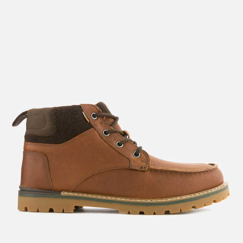 TOMS Men's Hawthorne Waterproof Leather Boots - Peanut Brown Image 1
