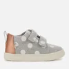 TOMS Toddlers' Lenny Felt Polka Dot Mid Trainers - Drizzle Grey - Image 1