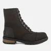 UGG Women's Kilmer II Water Resistant Leather Lace-Up Boots - Black - Image 1