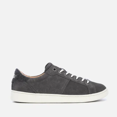 UGG Women's Milo Full Suede Low Top Trainers - Charcoal