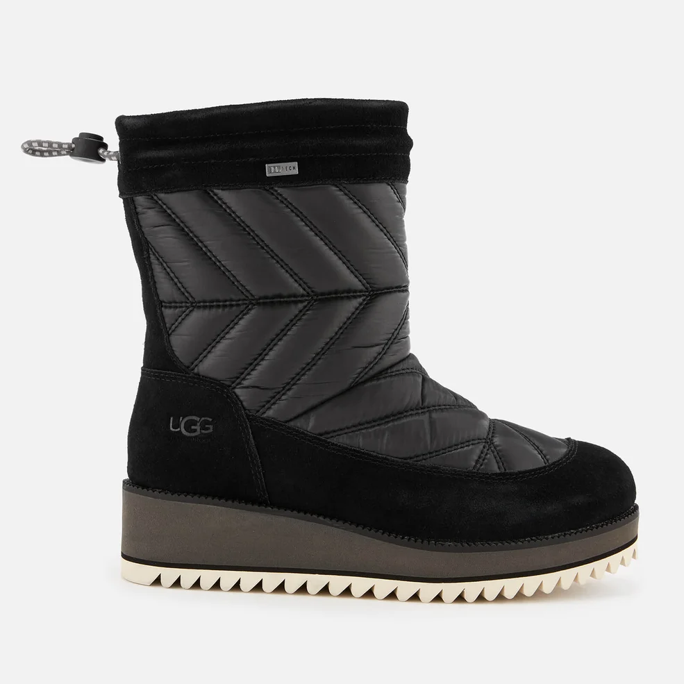 UGG Women's Beck Waterproof Quilted Boots - Black Image 1