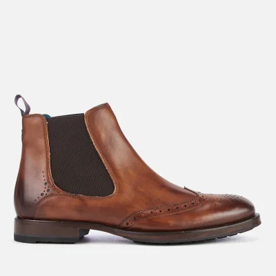 Ted Baker Men's Camheri Leather Brogue Chelsea Boots - Tan