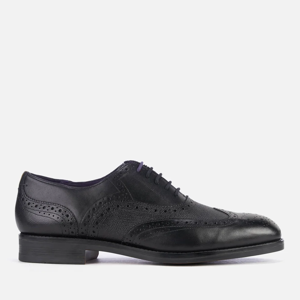 Ted Baker Men's Almhano Leather Brogues - Black Image 1