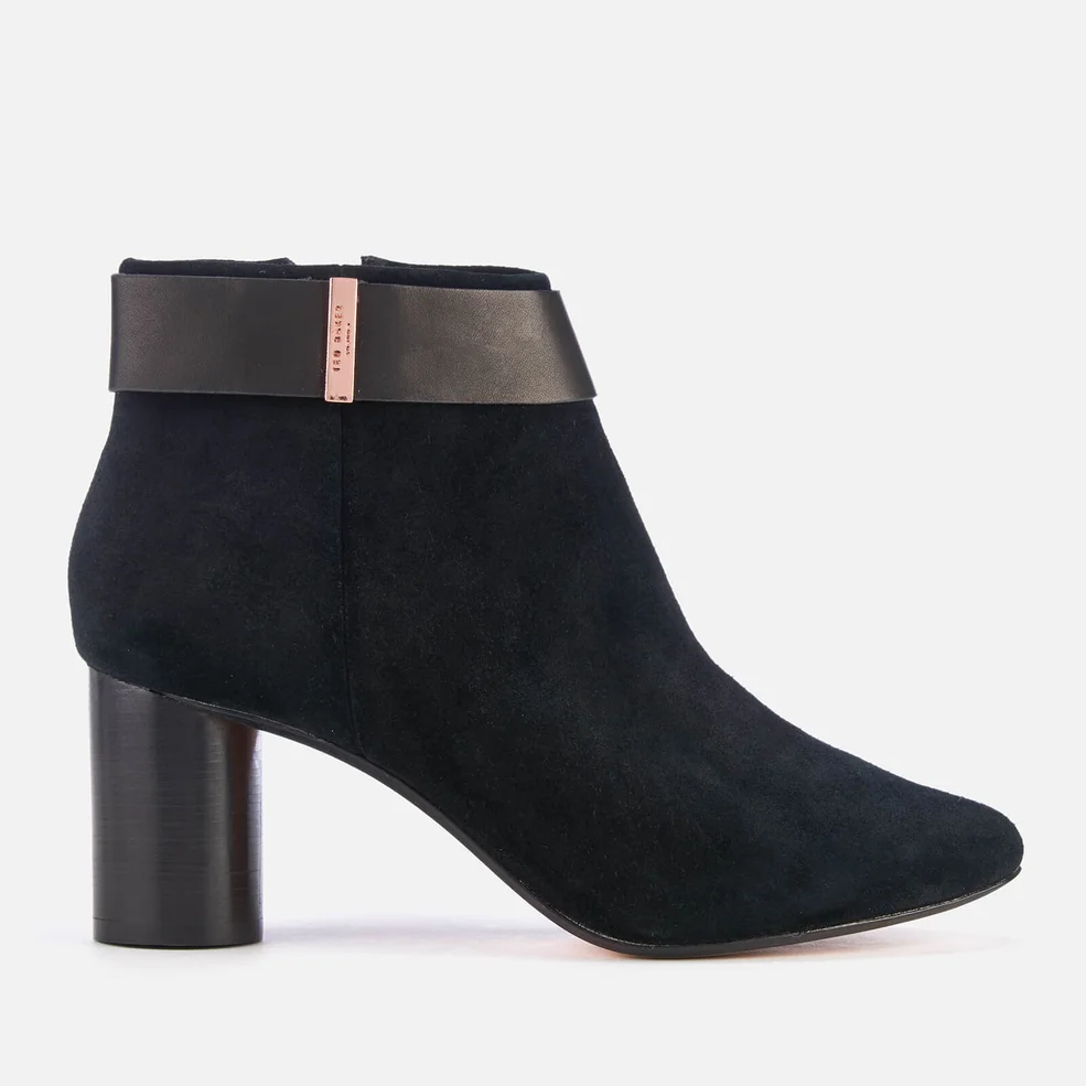 Ted Baker Women's Mharia Suede Heeled Ankle Boots - Black Image 1