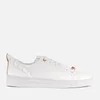 Ted Baker Women's Astrina Leather Frill Low Top Trainers - White - Image 1