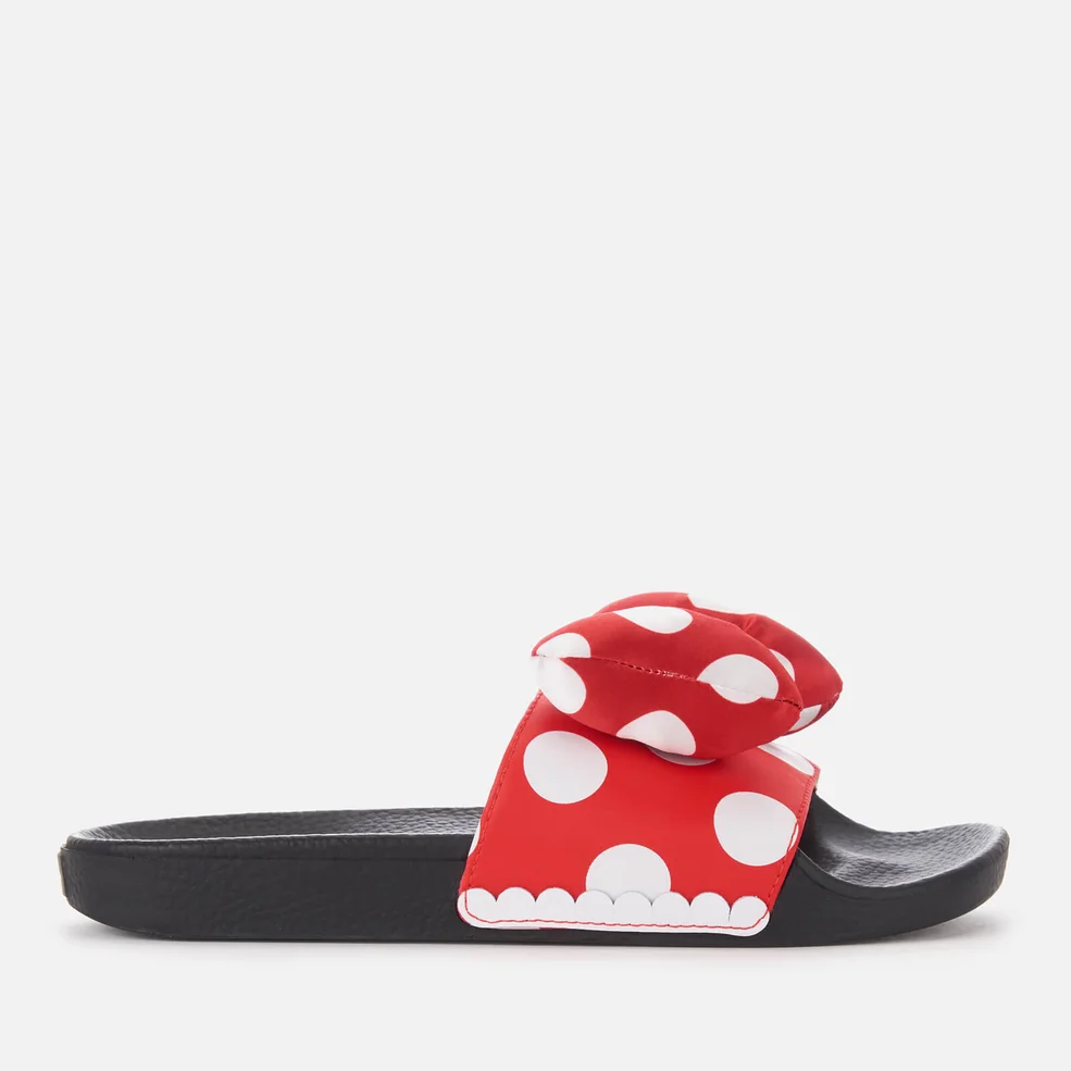 Vans Women's Disney Minnie's Bow Slide Sandals - True White Image 1