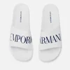 Emporio Armani Men's Zadar Slide Sandals - White/Night - Image 1