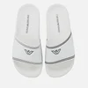 Emporio Armani Women's Slide Sandals - White/Black - Image 1