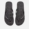 Armani Exchange Men's Printed Flip Flops - Black - Image 1