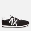 Armani Exchange Men's AX Logo Runner Style Trainers - Black/White - Image 1