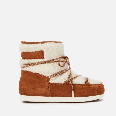 Moon Boot Women's Low Shearling Boots - Whiskey