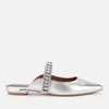 Kurt Geiger London Women's Princely Leather Pointed Mules - Silver - Image 1