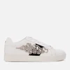 Carvela Women's Lustre3 Leather Low Top Trainers - White - Image 1