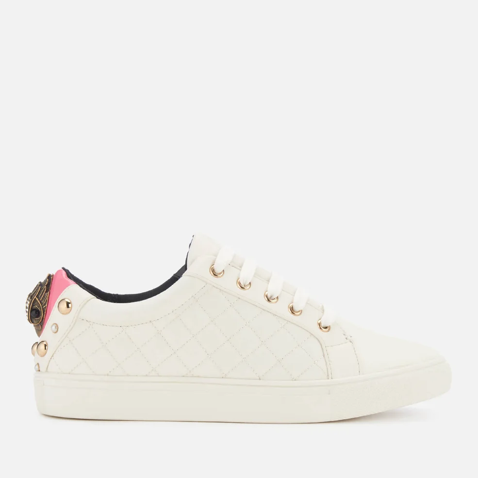 Kurt Geiger London Women's Ludo Leather Low Top Trainers - Pink Comb Image 1