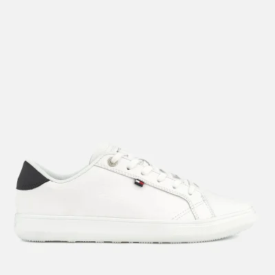 Tommy Hilfiger Men's Essential Leather Cupsole Trainers - White