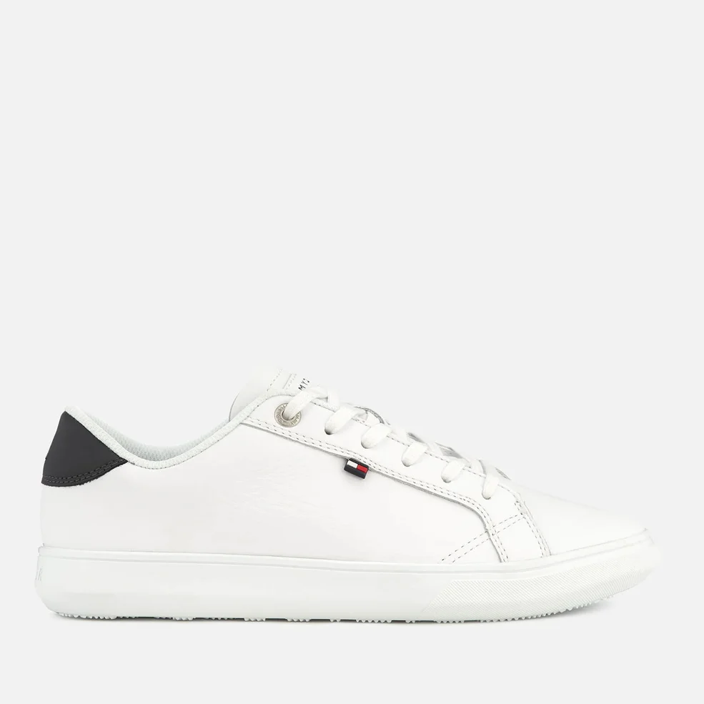 Tommy Hilfiger Men's Essential Leather Cupsole Trainers - White Image 1