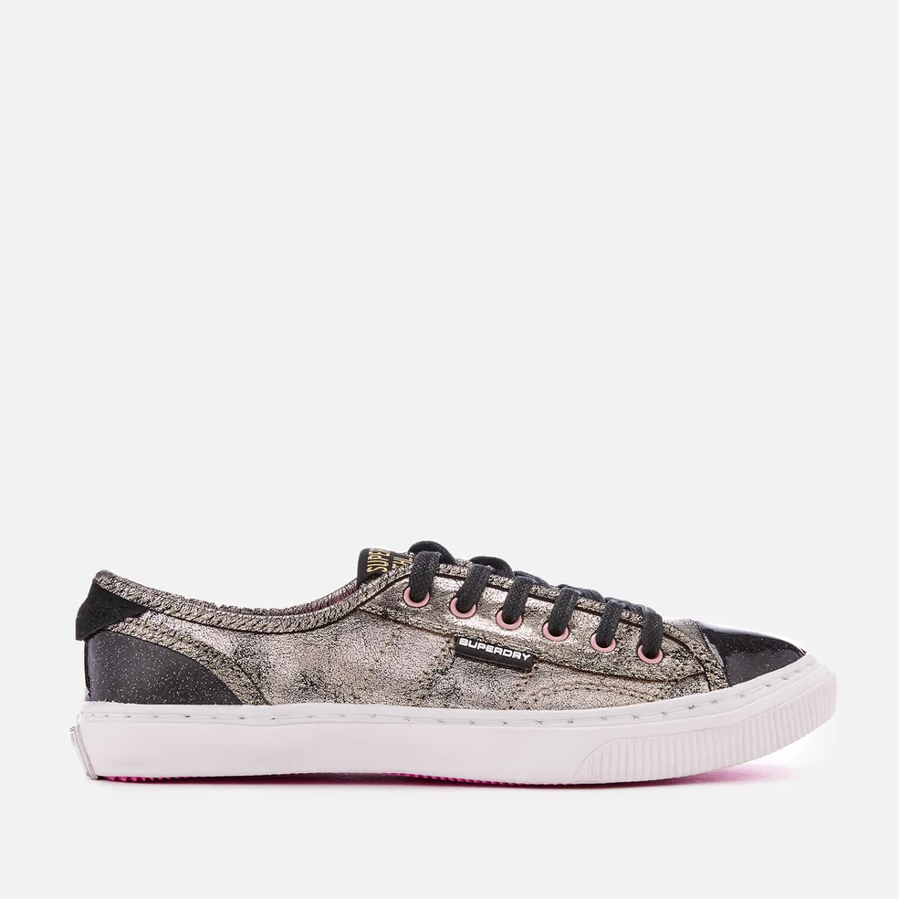 Superdry Women's Low Pro Luxe Trainers - Distressed Gold Image 1