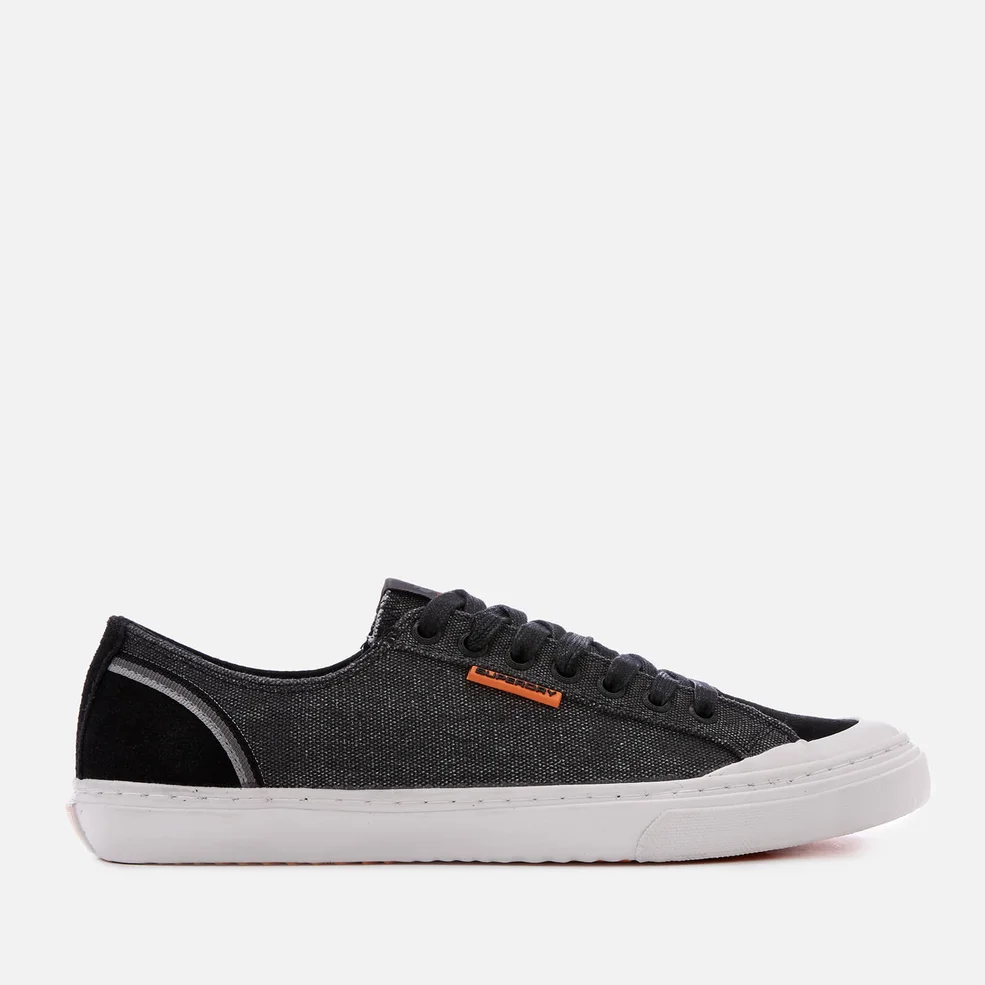 Superdry Men's Retro Low Pro Trainers - Washed Black Image 1