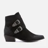 Superdry Women's Rodeo Monk Heeled Ankle Boots - Black - Image 1