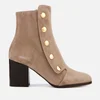 Mulberry Women's Suede Heeled Ankle Boots - Brandy - Image 1