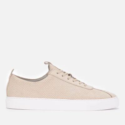 Grenson Men's Sneaker 1 Suede Trainers - Off White