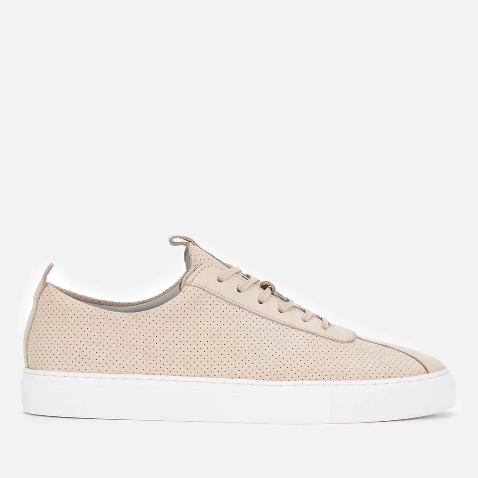 Grenson Men's Sneaker 1 Suede Trainers - Off White Image 1