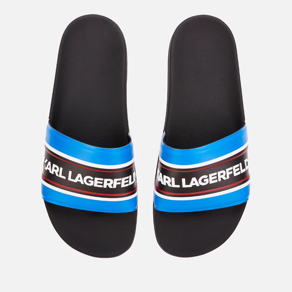 Karl Lagerfeld Men's Kondo Contrast Slide Sandals - Navy Image 1