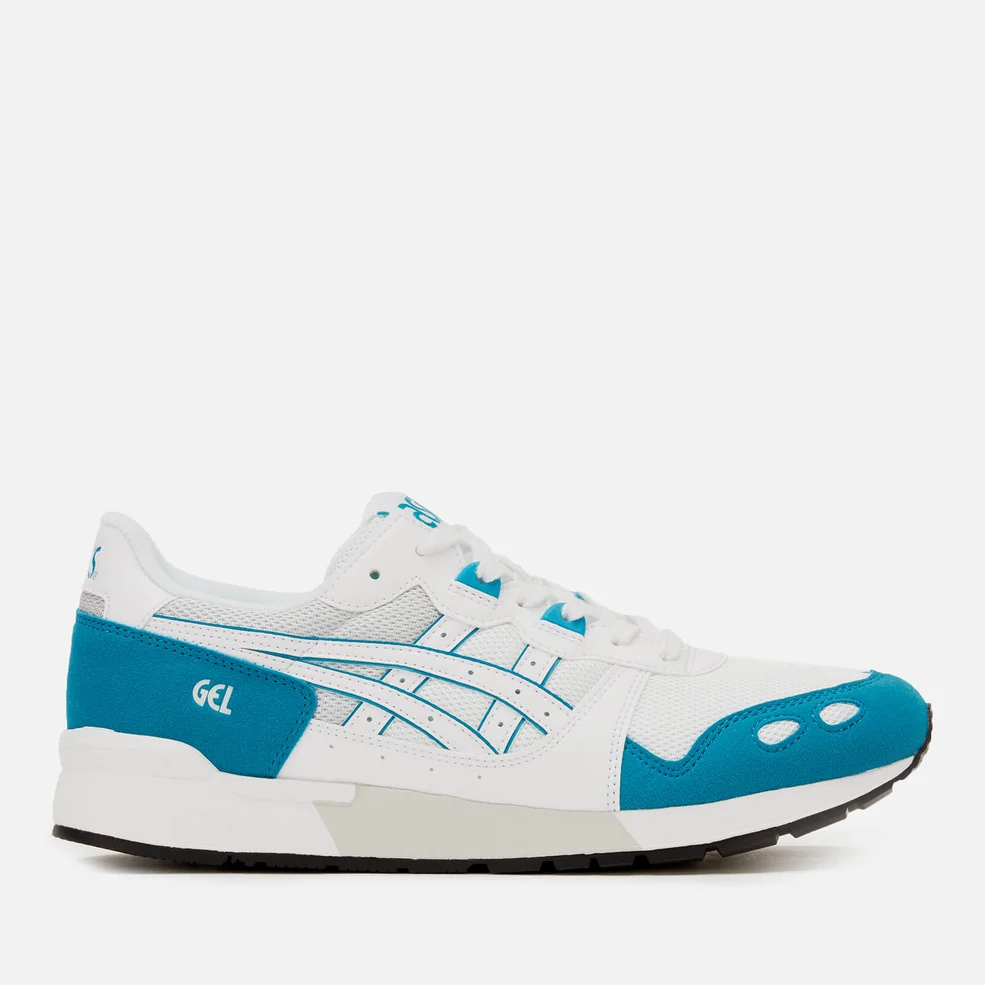 Asics Men's Lifestyle Gel-Lyte Trainers - White/Teal Blue Image 1