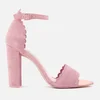 Ted Baker Women's Raidha Suede Barely There Block Heeled Sandals - Pink Blossom - Image 1