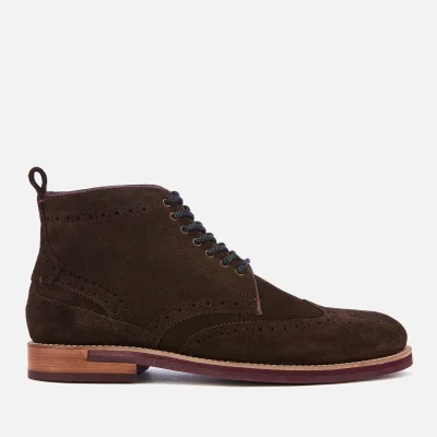 Ted Baker Men's Shennjo Suede Lace Up Boots - Brown