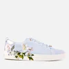 Ted Baker Women's Orosa Floral Low Top Trainers - Graceful Blue - Image 1