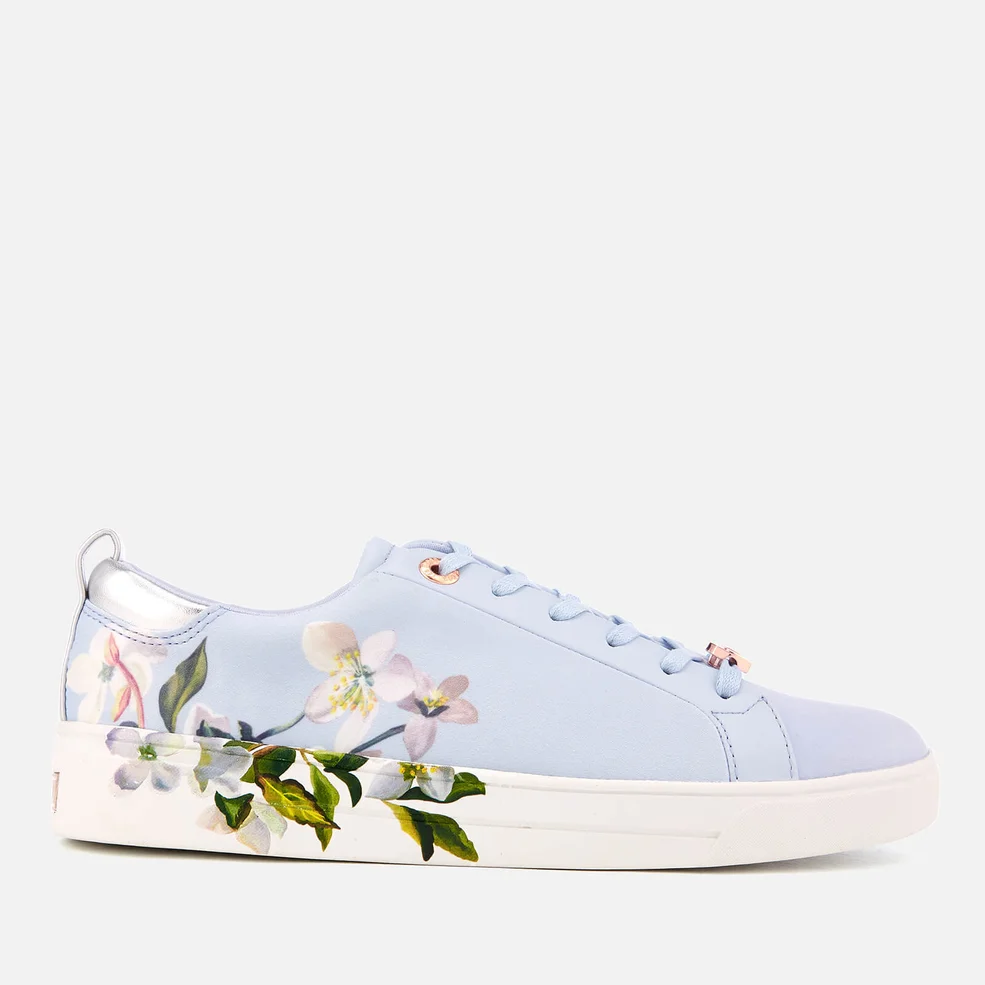 Ted Baker Women's Orosa Floral Low Top Trainers - Graceful Blue Image 1