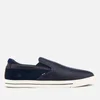 Ted Baker Men's Wlador Leather/Suede Slip-On Trainers - Dark Blue - Image 1