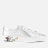 Ted Baker Women's Mispir Leather Low Top Trainers - Silver Narnia - Image 1