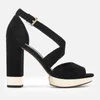 MICHAEL MICHAEL KORS Women's Valerie Platform Heeled Sandals - Black - Image 1