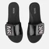 MICHAEL MICHAEL KORS Women's MK Slide Sandals - Black - Image 1