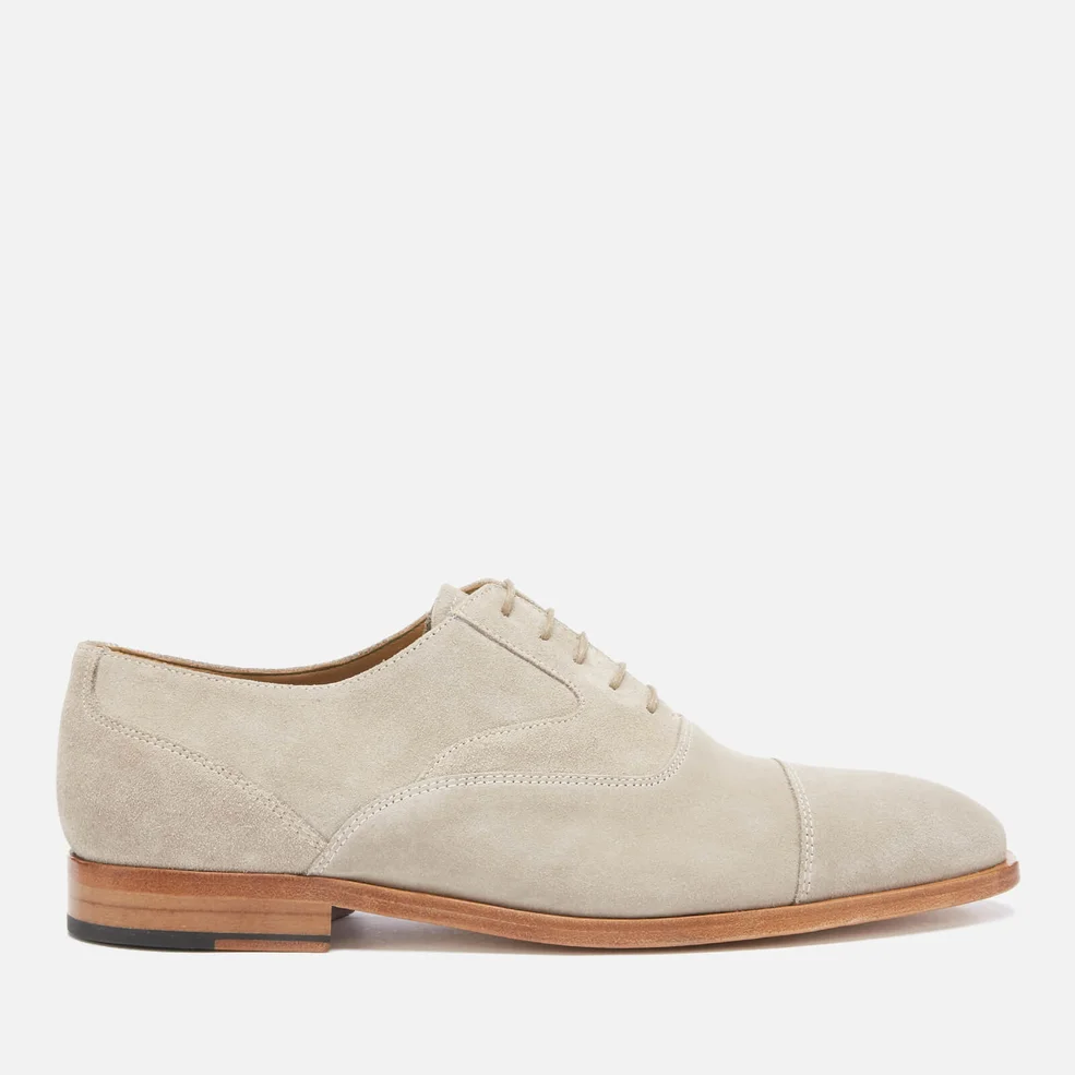 PS Paul Smith Men's Tompkins Suede Derby Shoes - Grey Beige Image 1