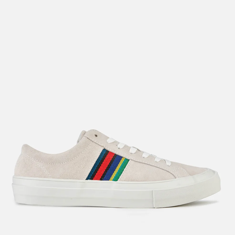 PS Paul Smith Men's Antilla Suede Low Top Trainers - Off White Image 1