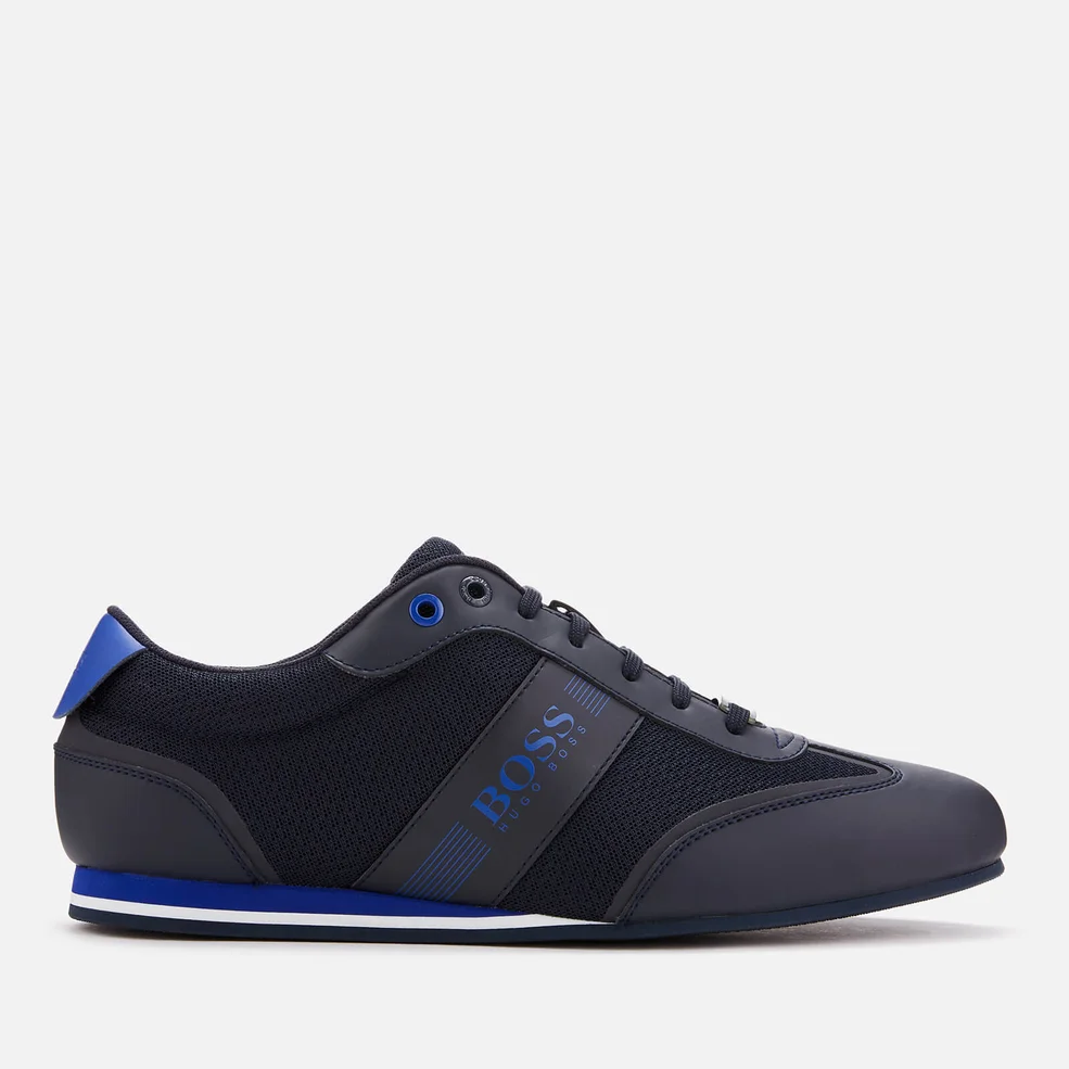 BOSS Men's Lighter Low Profile Trainers - Navy Image 1