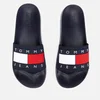 Tommy Jeans Men's Flag Pool Slide Sandals - Midnight - Image 1