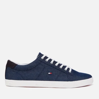 Tommy Hilfiger Men's Essential Long Lace Low Top Trainers - Midnight