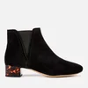 Clarks Women's Orabella Ruby Suede Heeled Ankle Boots - Black - Image 1