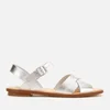 Clarks Women's Willow Gild Leather Sandals - Silver Metallic - Image 1