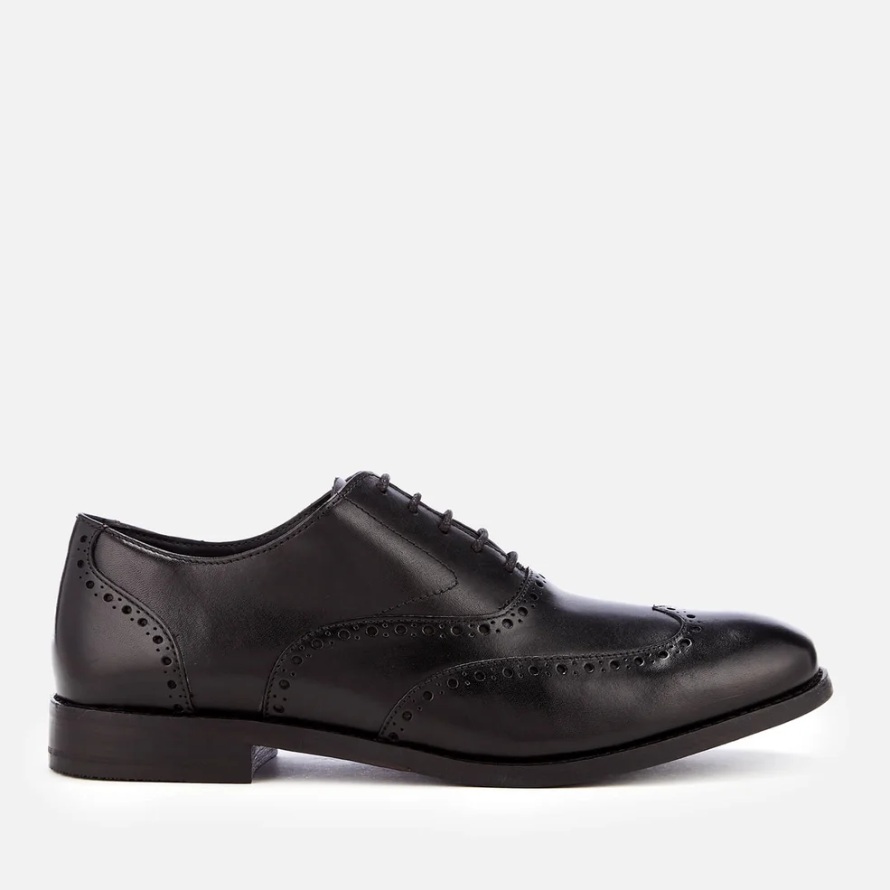 Clarks Men's Edward Walk Leather Oxford Shoes - Black Image 1