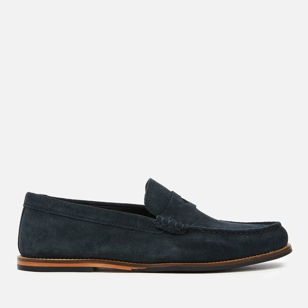 Clarks Men's Whitley Free Suede Loafers - Navy Image 1