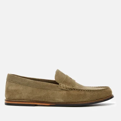Clarks Men's Whitley Free Suede Loafers - Olive